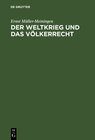 Buchcover Der Weltkrieg und das Völkerrecht
