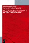 Buchcover Grundthemen der Literaturwissenschaft: Literaturdidaktik