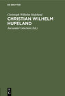 Buchcover Christian Wilhelm Hufeland
