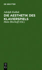 Buchcover Die Aesthetik des Klavierspiels