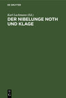 Buchcover Der Nibelunge Noth und Klage