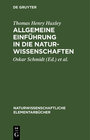 Buchcover Allgemeine Einführung in die Naturwissenschaften