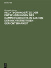 Buchcover Rechtsgrundsätze der Entscheidungen des Kammergerichts in Sachen der nichtstreitigen Gerichtsbarkeit