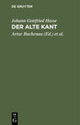 Buchcover Der alte Kant