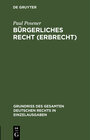 Buchcover Bürgerliches Recht (Erbrecht)