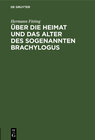 Buchcover Über die Heimat und das Alter des sogenannten Brachylogus