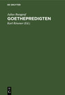 Buchcover Goethepredigten