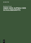 Buchcover Über den Aufbau des Schuldbegriffs