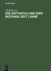 Buchcover Die Entwicklung der Botanik seit Linné