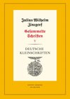 Buchcover Julius Wilhelm Zincgref: Gesammelte Schriften / Deutsche Kleinschriften