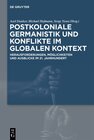 Buchcover Postkoloniale Germanistik und Konflikte im globalen Kontext