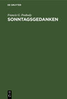 Buchcover Sonntagsgedanken