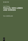 Buchcover Carl Clemen: Paulus, sein Leben und Wirken / Darstellung