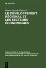 Buchcover Le développement régional et les secteurs économiques