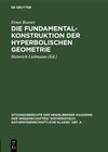 Buchcover Die Fundamentalkonstruktion der hyperbolischen Geometrie