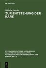 Buchcover Zur Entstehung der Kare