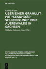 Buchcover Über einen Granulit mit “Sekundärschieferung” von Auerswalde in Sachsen