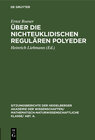 Buchcover Über die nichteuklidischen regulären Polyeder