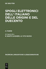 Buchcover Spogli elettronici dell' italiano delle origini e del duecento. Forme / Dante Alighieri, la vita nuova