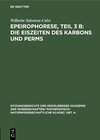 Buchcover Epeirophorese, Teil 3 B: Die Eiszeiten des Karbons und Perms