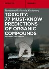 Buchcover Toxicity: 77 Must-Know Predictions of Organic Compounds