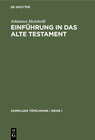 Buchcover Einführung in das Alte Testament