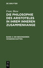 Buchcover Franz Biese: Die Philosophie des Aristoteles in ihrem inneren Zusammenhange / Die besonderen Wissenschaften