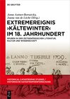 Buchcover Extremereignis ›Kältewinter‹ im 18. Jahrhundert