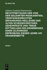 Buchcover Johann Gottfried Rademacher: Rechtfertigung der von den Gelehrten... / Johann Gottfried Rademacher: Rechtfertigung der v