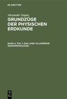 Buchcover Alexander Supan: Grundzüge der physischen Erdkunde / Das Land (Allgemeine Geomorphologie)