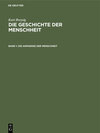 Buchcover Kurt Breysig: Die Geschichte der Menschheit / Die Anfaenge der Menschheit