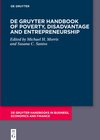 Buchcover De Gruyter Handbook of Poverty, Disadvantage and Entrepreneurship
