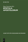 Buchcover Epistula apostolorum