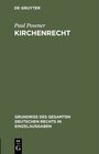 Buchcover Kirchenrecht