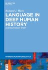 Buchcover Language in Deep Human History