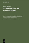 Buchcover Ernst Haeckel: Systematische Phylogenie / Systematische Phylogenie der Wirbelthiere (Vertebrata)