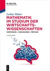 Buchcover Mathematik im Studium der Wirtschaftswissenschaften