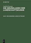 Buchcover Siegfried Passarge: Die Grundlagen der Landschaftskunde / Beschreibende Landschaftskunde
