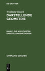 Buchcover Wolfgang Haack: Darstellende Geometrie / Die wichtigsten Darstellungsmethoden