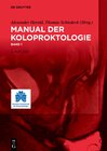 Buchcover Manual der Koloproktologie