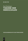 Buchcover Theorie der Indexzahlen