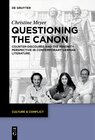 Buchcover Questioning the Canon