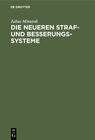 Buchcover Die neueren Straf- und Besserungs-Systeme