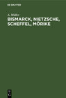 Buchcover Bismarck, Nietzsche, Scheffel, Mörike