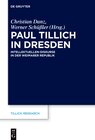 Buchcover Paul Tillich in Dresden