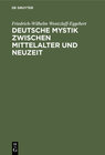 Buchcover Deutsche Mystik zwischen Mittelalter und Neuzeit