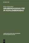 Buchcover Grubengasanalyse im Kohlenbergbau