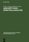 Buchcover Absorptions-Spektralanalyse