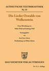 Buchcover Die Lieder Oswalds von Wolkenstein
