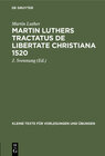 Buchcover Martin Luthers Tractatus de Libertate Christiana 1520